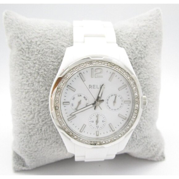 Women Relic Quartz 50m WR Analog mm Round Watch (H864) "New Battery" ZR15551 - Picture 1 of 9